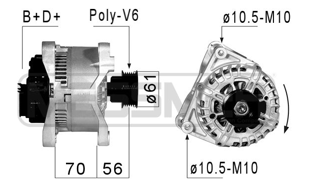 Δυναμος BMW 3 compact E36