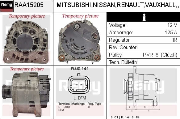 Δυναμος Mitsubishi CARISMA