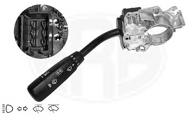 Διακοπτης Φωτων/Υαλοκαθ/ρων Mercedes Benz CLK C208